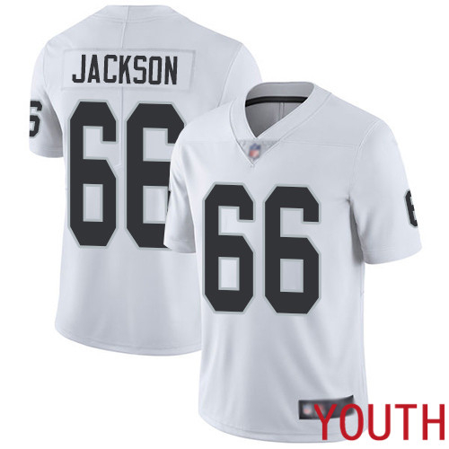Oakland Raiders Limited White Youth Gabe Jackson Road Jersey NFL Football #66 Vapor Untouchable Jersey->oakland raiders->NFL Jersey